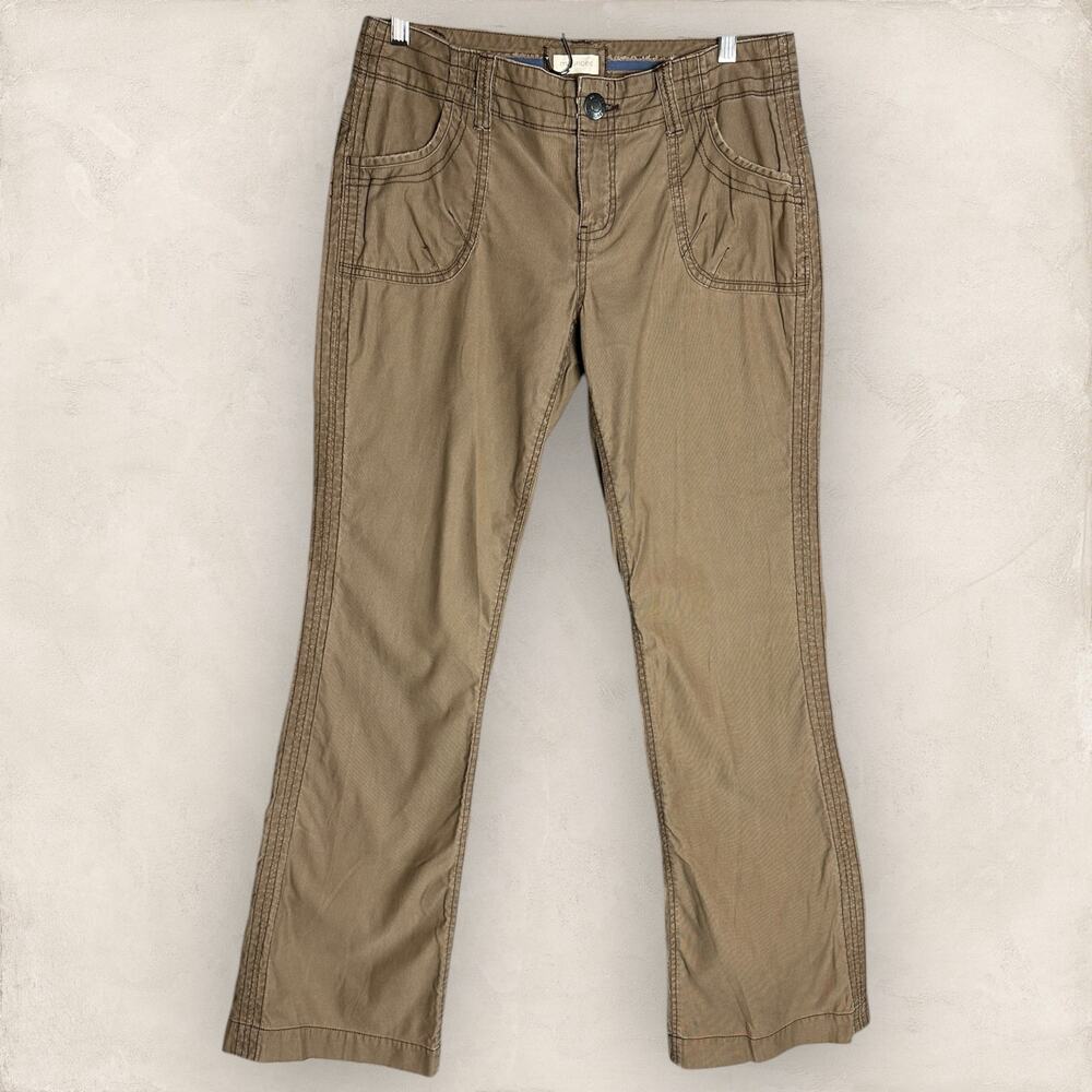 Vintage Y2K Maurice’s brown cargo pants bootcut Gorpcore granola size 8 long